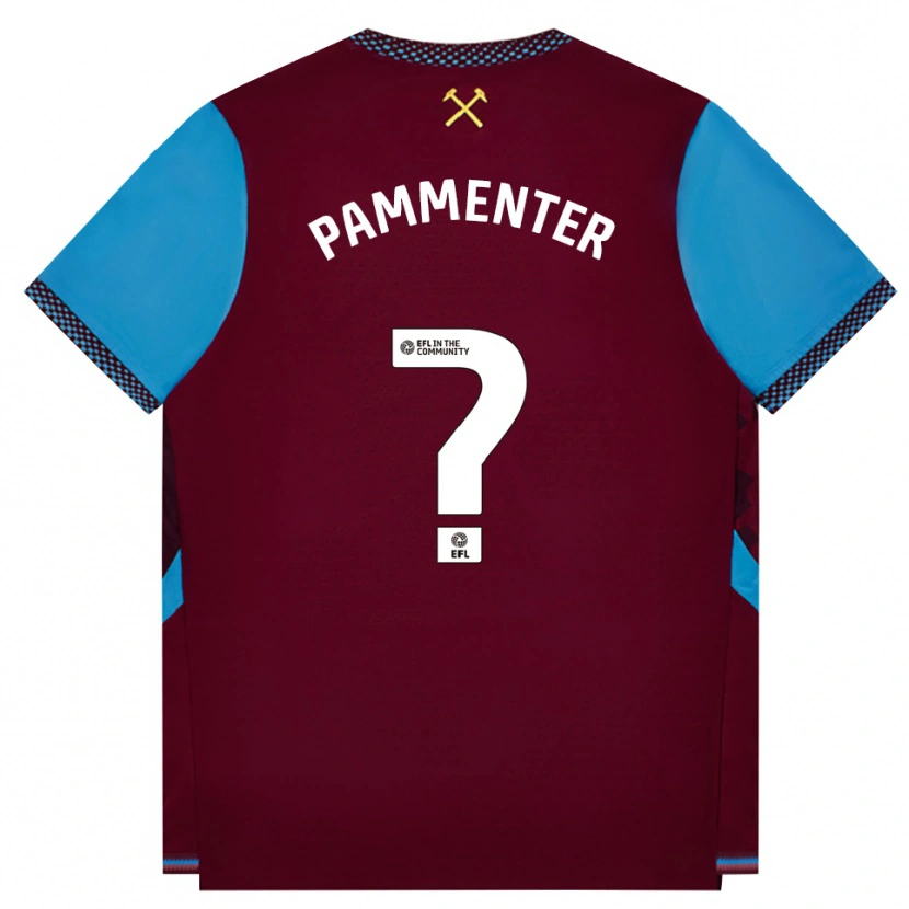 Danxen Kinder Bailey Pammenter #0 Burgund Kornblumenblau Heimtrikot Trikot 2026/27 T-Shirt Schweiz