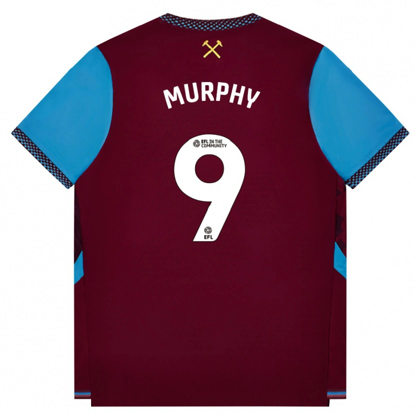 Danxen Kinder Jett Murphy #9 Burgund Kornblumenblau Heimtrikot Trikot 2026/27 T-Shirt Schweiz