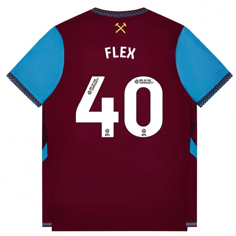 Danxen Kinder Armstrong Oko Flex #40 Burgund Kornblumenblau Heimtrikot Trikot 2026/27 T-Shirt Schweiz
