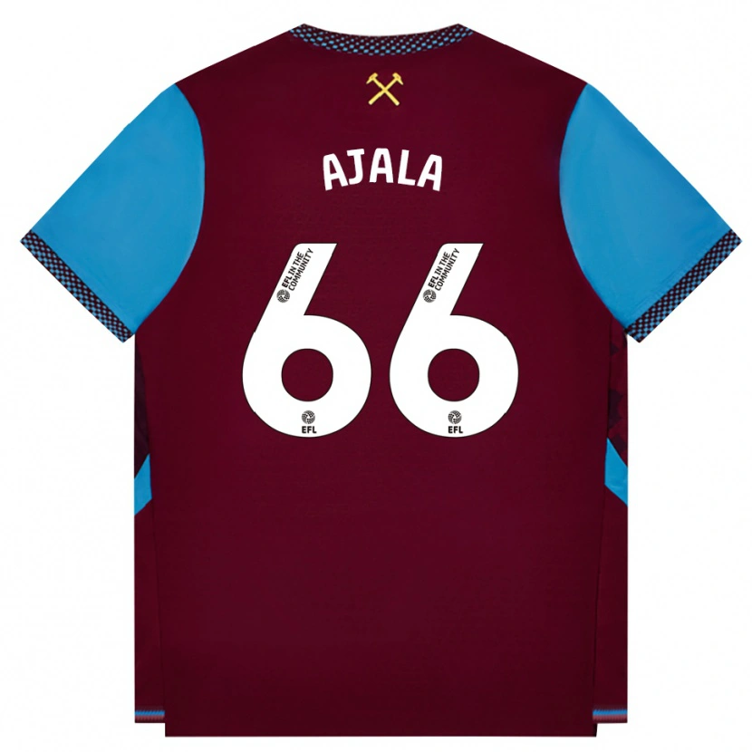 Danxen Kinder Joshua Ajala #66 Burgund Kornblumenblau Heimtrikot Trikot 2026/27 T-Shirt Schweiz
