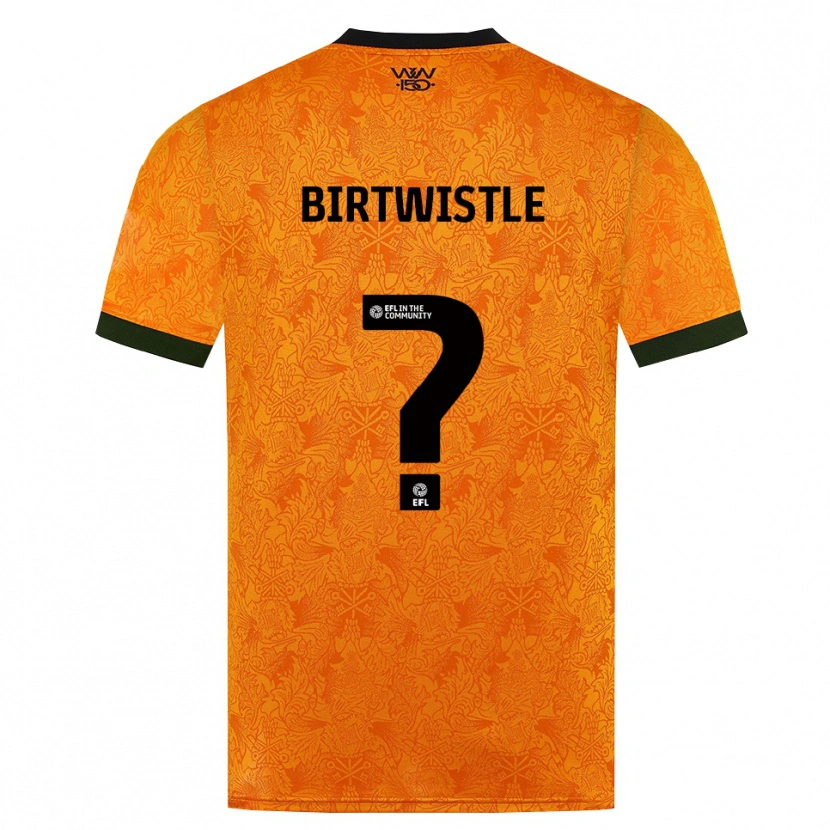 Danxen Kinder Harry Birtwistle #0 Orange Schwarz Heimtrikot Trikot 2026/27 T-Shirt Schweiz