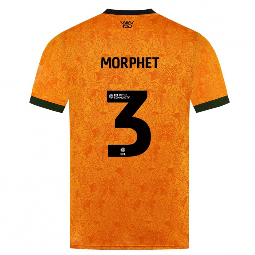 Danxen Kinder Anna Morphet #3 Orange Schwarz Heimtrikot Trikot 2026/27 T-Shirt Schweiz