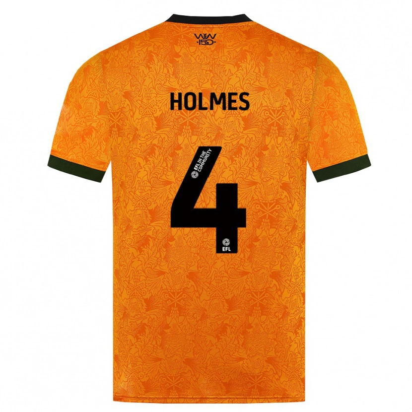 Danxen Kinder Summer Holmes #4 Orange Schwarz Heimtrikot Trikot 2026/27 T-Shirt Schweiz