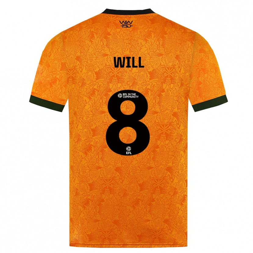 Danxen Kinder Merrick Will #8 Orange Schwarz Heimtrikot Trikot 2026/27 T-Shirt Schweiz