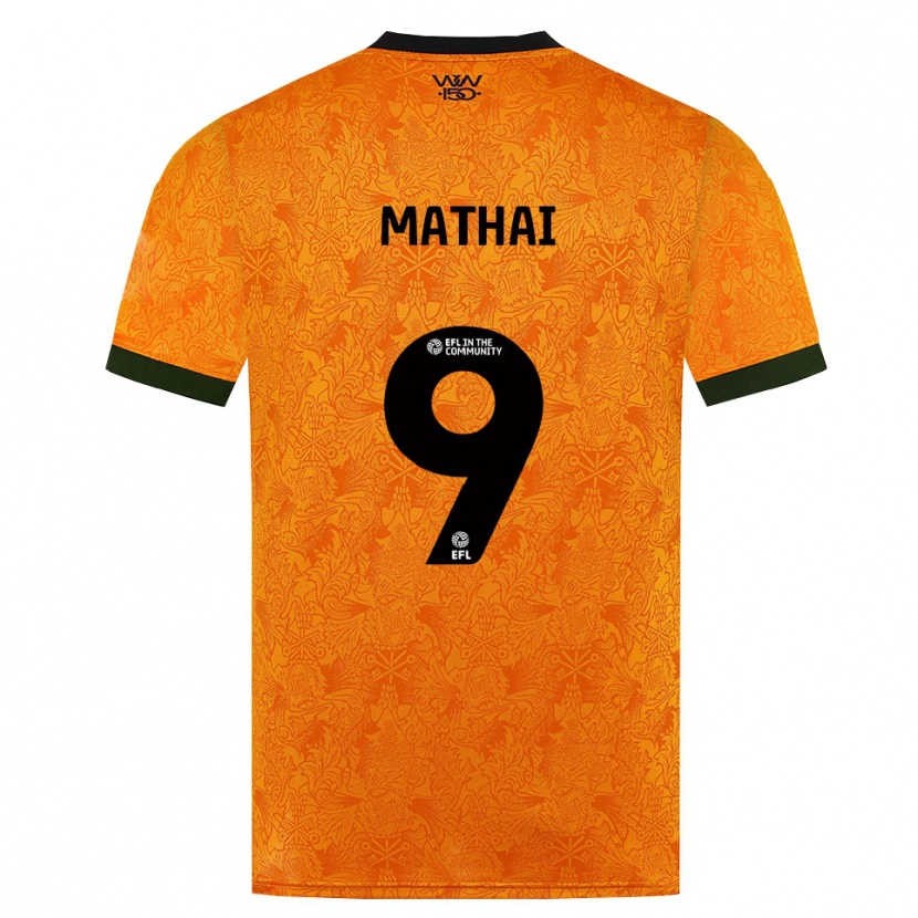 Danxen Kinder Junior Mathai #9 Orange Schwarz Heimtrikot Trikot 2026/27 T-Shirt Schweiz