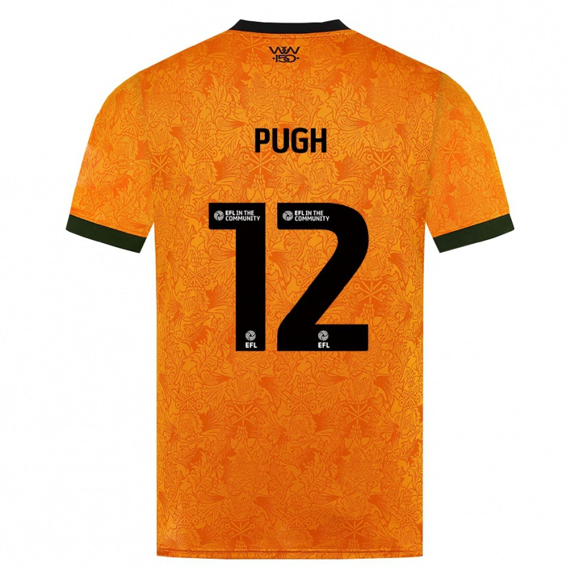 Danxen Kinder Caden Pugh #12 Orange Schwarz Heimtrikot Trikot 2026/27 T-Shirt Schweiz