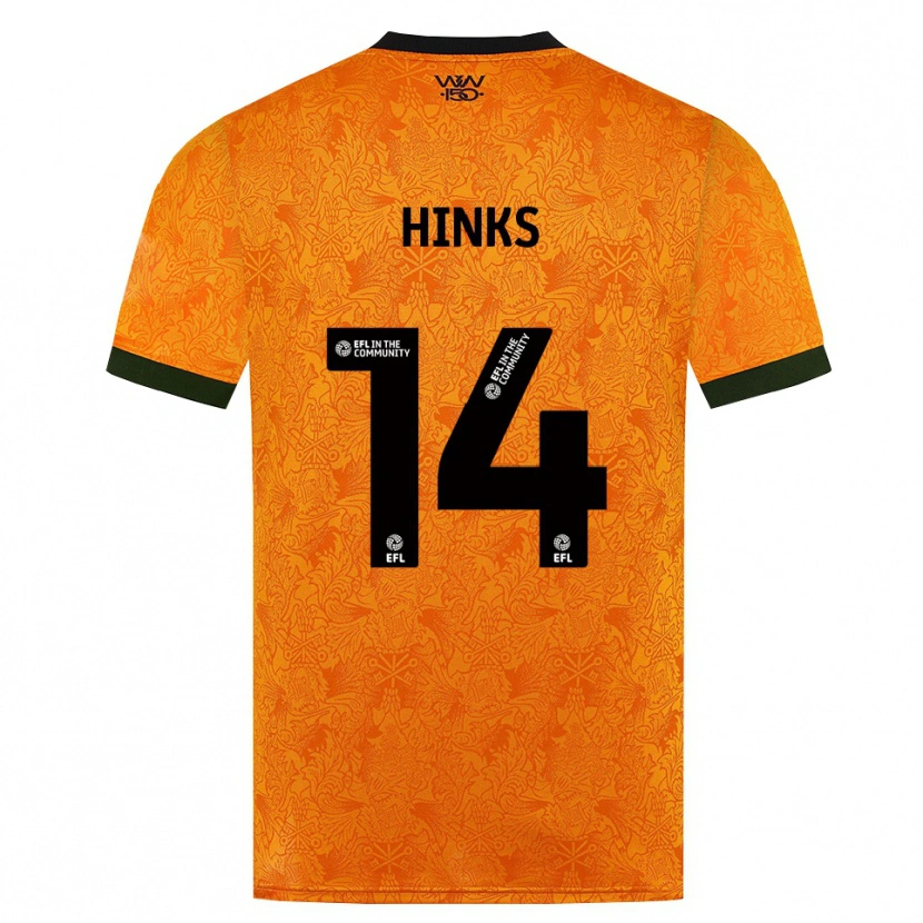 Danxen Kinder Max Hinks #14 Orange Schwarz Heimtrikot Trikot 2026/27 T-Shirt Schweiz