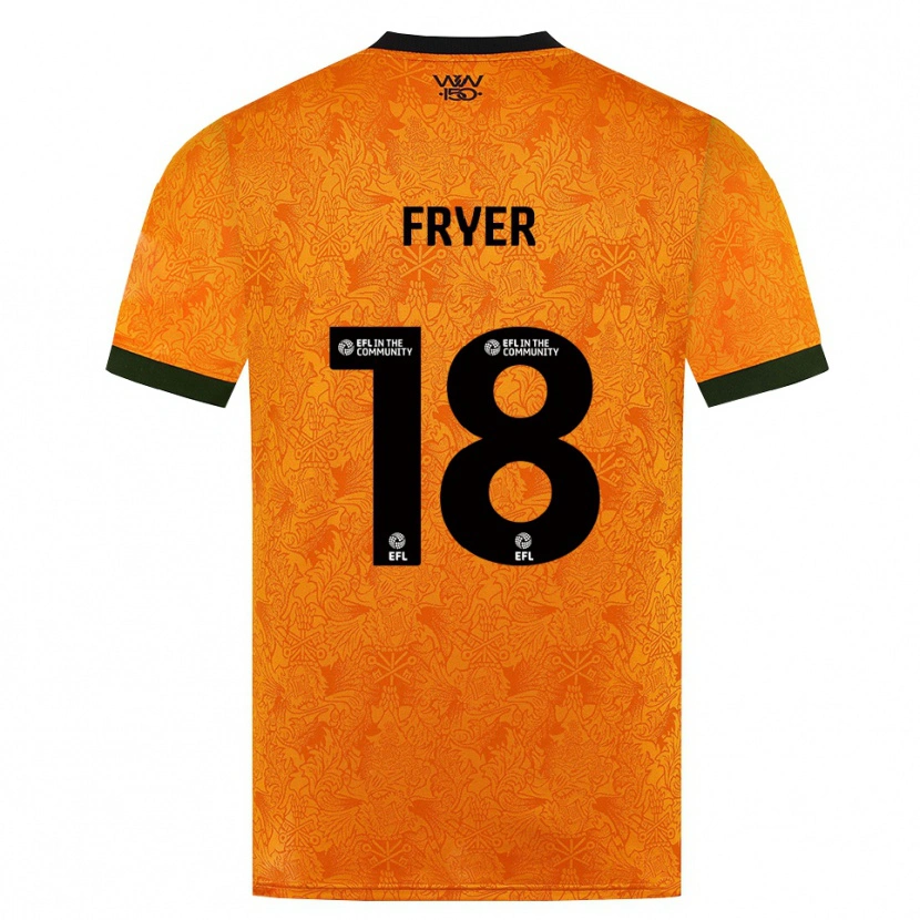 Danxen Kinder Hannah Fryer #18 Orange Schwarz Heimtrikot Trikot 2026/27 T-Shirt Schweiz