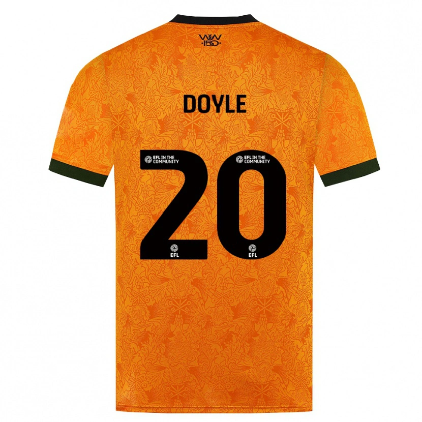 Danxen Kinder Tommy Doyle #20 Orange Schwarz Heimtrikot Trikot 2026/27 T-Shirt Schweiz