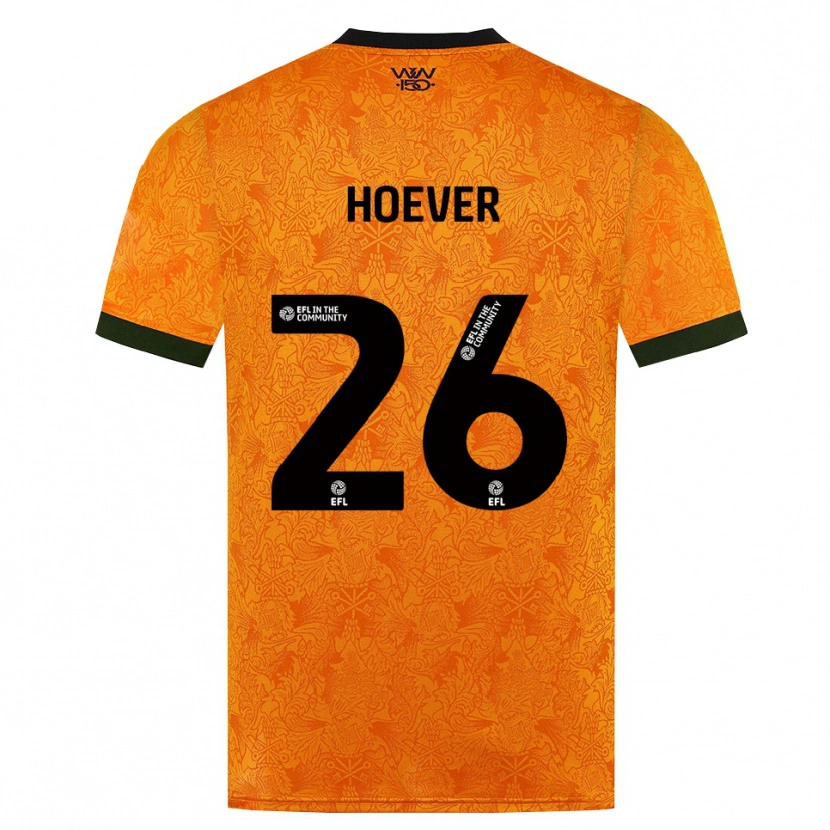 Danxen Kinder Ki-Jana Hoever #26 Orange Schwarz Heimtrikot Trikot 2026/27 T-Shirt Schweiz