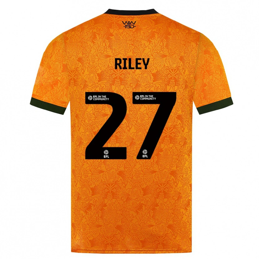 Danxen Kinder Lauren Riley #27 Orange Schwarz Heimtrikot Trikot 2026/27 T-Shirt Schweiz