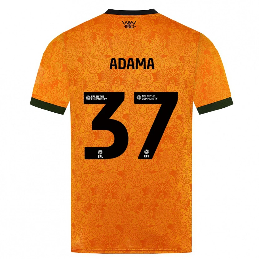 Danxen Kinder Adama Traore #37 Orange Schwarz Heimtrikot Trikot 2026/27 T-Shirt Schweiz