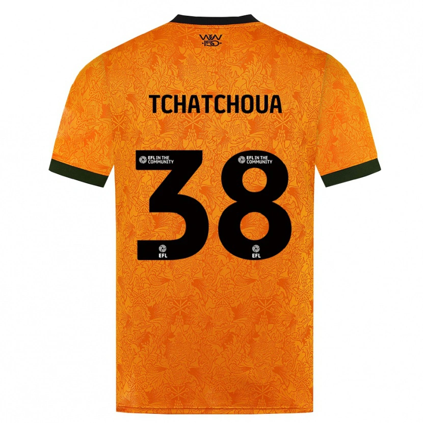 Danxen Kinder Jackson Tchatchoua #38 Orange Schwarz Heimtrikot Trikot 2026/27 T-Shirt Schweiz