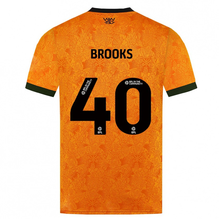 Danxen Kinder Alfie Brooks #40 Orange Schwarz Heimtrikot Trikot 2026/27 T-Shirt Schweiz