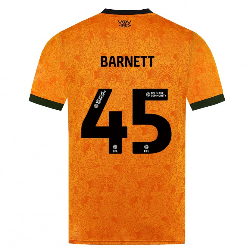 Danxen Kinder Ty Barnett #45 Orange Schwarz Heimtrikot Trikot 2026/27 T-Shirt Schweiz