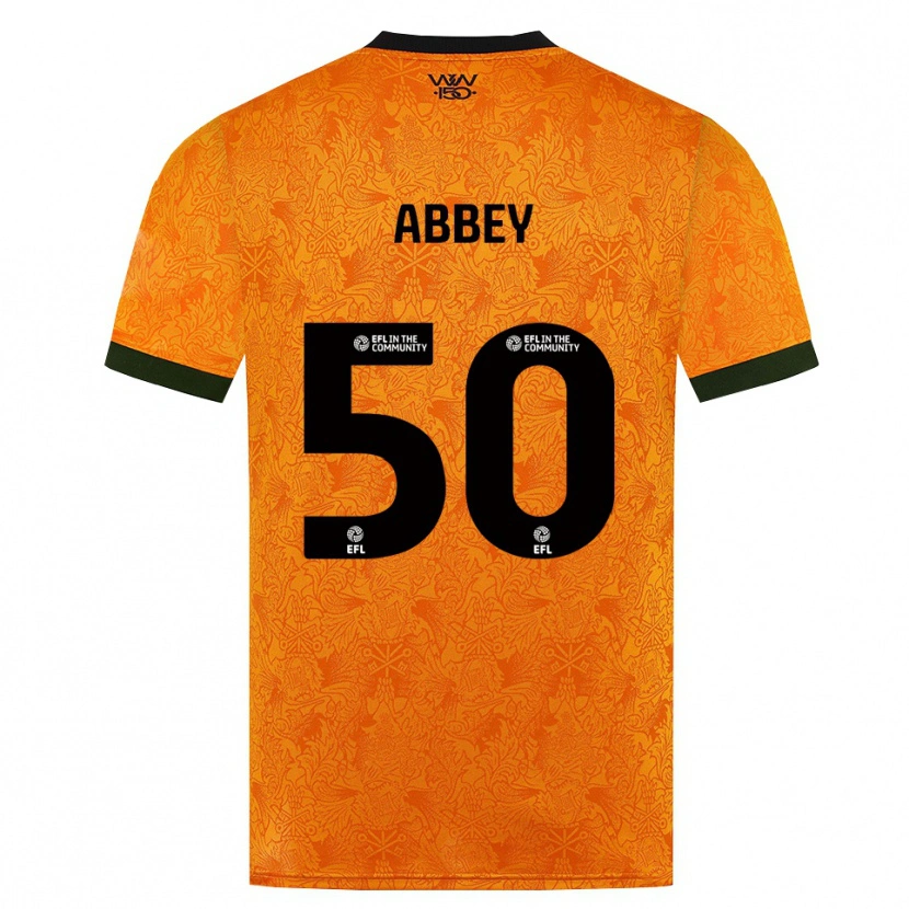 Danxen Kinder Jerome Abbey #50 Orange Schwarz Heimtrikot Trikot 2026/27 T-Shirt Schweiz