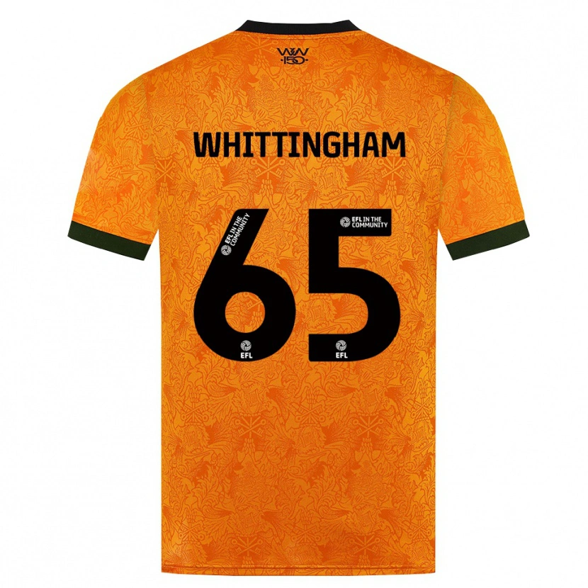 Danxen Kinder Matthew Whittingham #65 Orange Schwarz Heimtrikot Trikot 2026/27 T-Shirt Schweiz