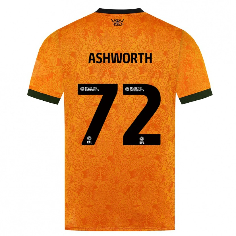 Danxen Kinder Finn Ashworth #72 Orange Schwarz Heimtrikot Trikot 2026/27 T-Shirt Schweiz