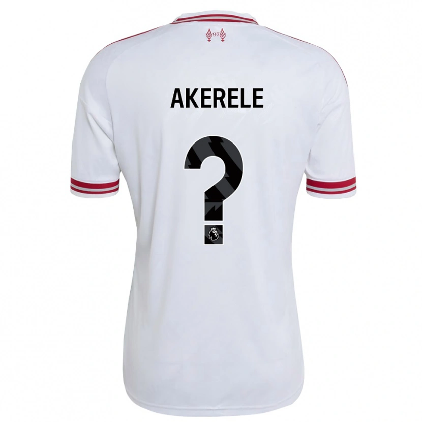Danxen Kinder Kobi Akerele #0 Rot Weiß Auswärtstrikot Trikot 2026/27 T-Shirt Schweiz