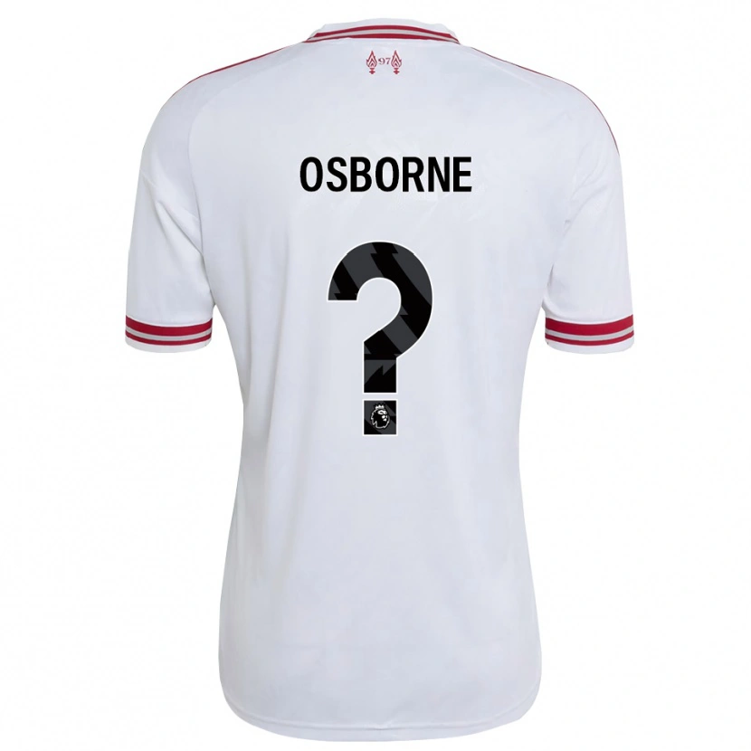 Danxen Kinder Niall Osborne #0 Rot Weiß Auswärtstrikot Trikot 2026/27 T-Shirt Schweiz