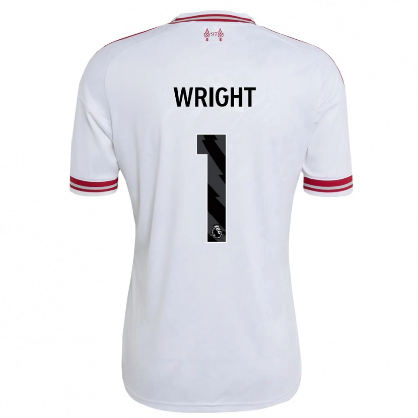 Danxen Kinder Matty Wright #1 Rot Weiß Auswärtstrikot Trikot 2026/27 T-Shirt Schweiz