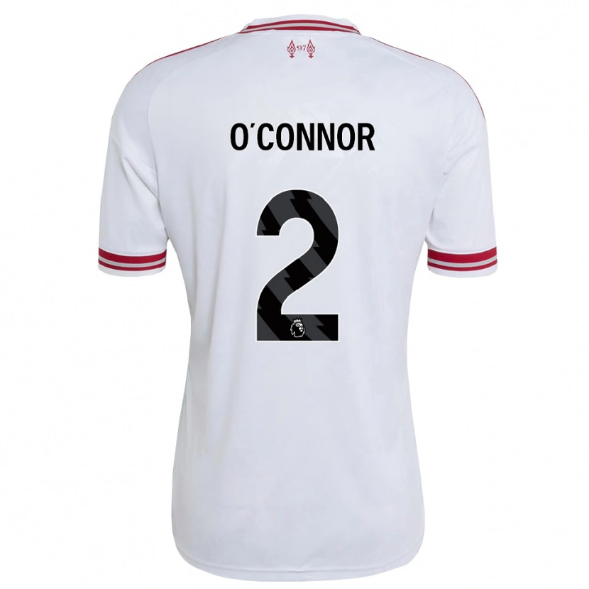 Danxen Kinder Oliver O'connor #2 Rot Weiß Auswärtstrikot Trikot 2026/27 T-Shirt Schweiz