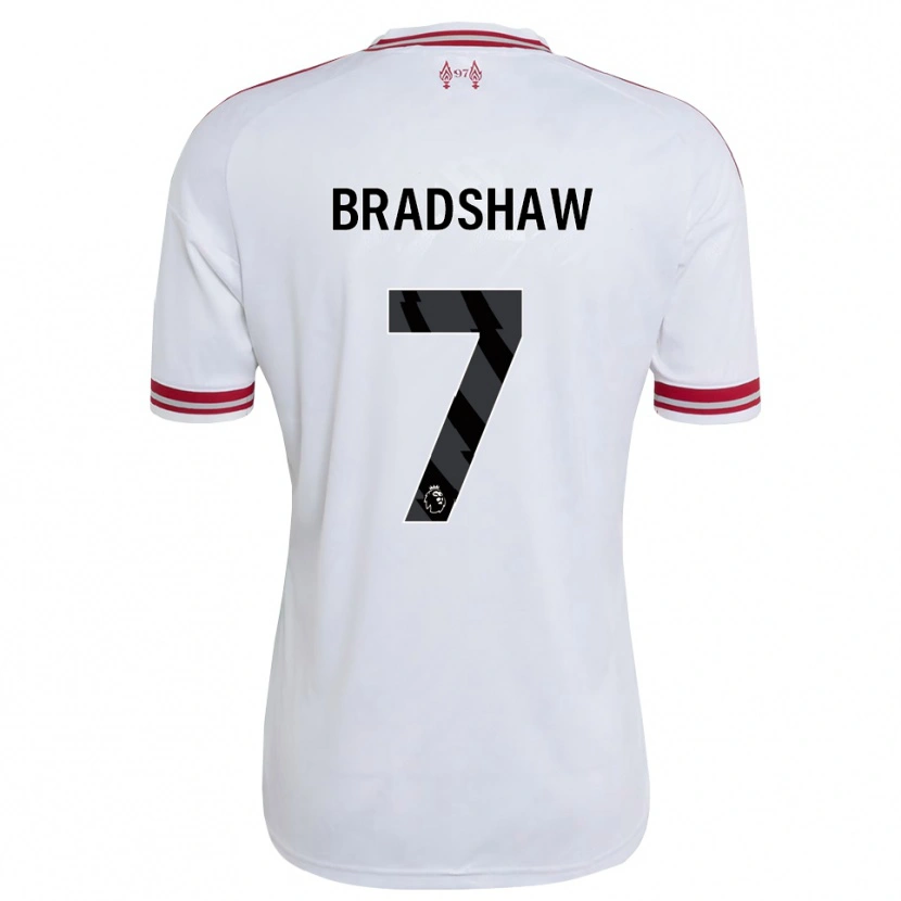 Danxen Kinder Joe Bradshaw #7 Rot Weiß Auswärtstrikot Trikot 2026/27 T-Shirt Schweiz