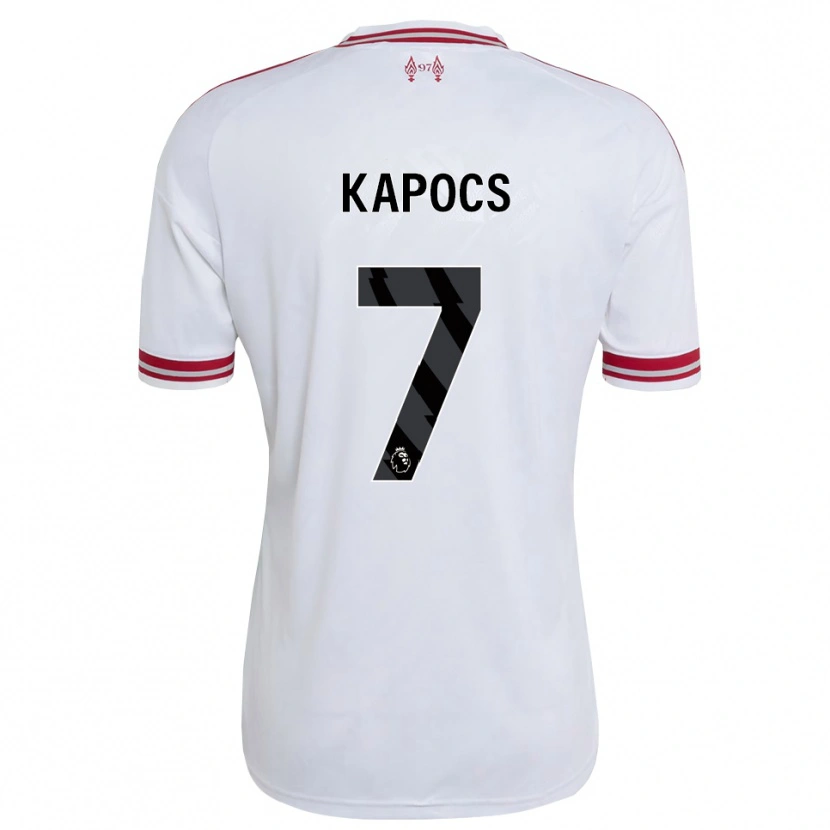Danxen Kinder Cornelia Kapocs #7 Rot Weiß Auswärtstrikot Trikot 2026/27 T-Shirt Schweiz