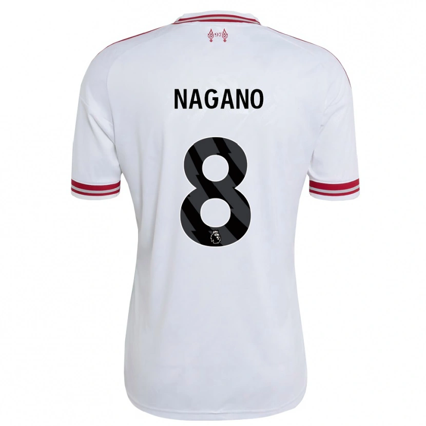Danxen Kinder Fūka Nagano #8 Rot Weiß Auswärtstrikot Trikot 2026/27 T-Shirt Schweiz