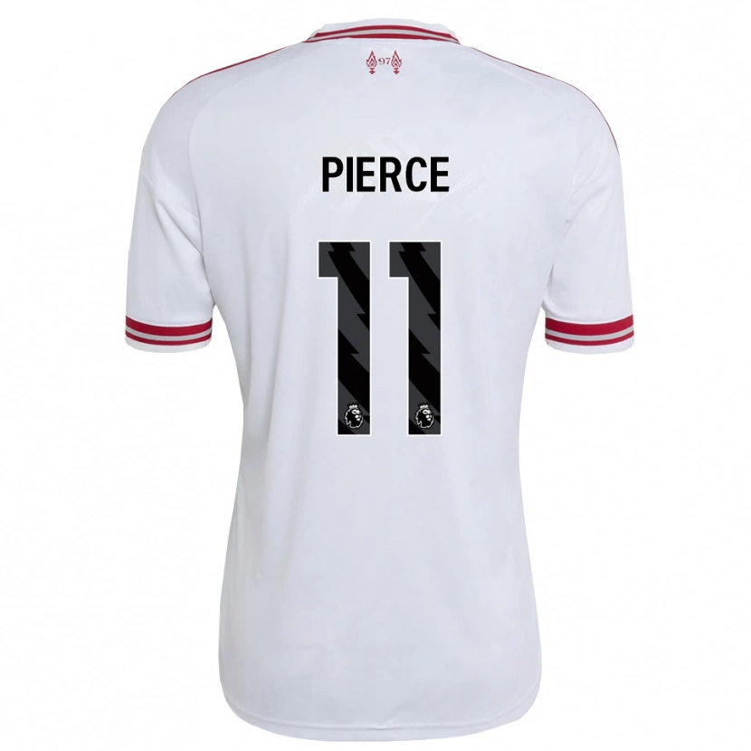 Danxen Kinder Alfie Pierce #11 Rot Weiß Auswärtstrikot Trikot 2026/27 T-Shirt Schweiz