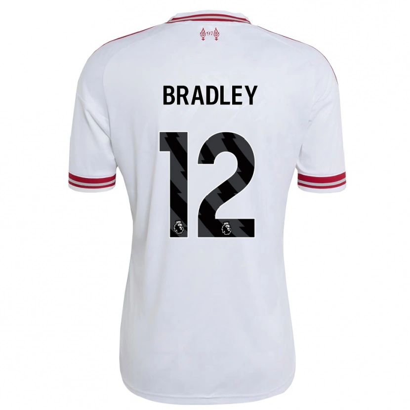 Danxen Kinder Conor Bradley #12 Rot Weiß Auswärtstrikot Trikot 2026/27 T-Shirt Schweiz