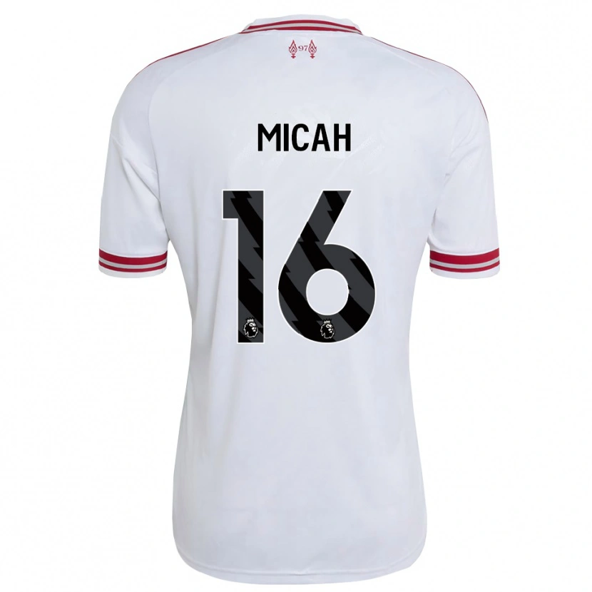 Danxen Kinder Teagan Micah #16 Rot Weiß Auswärtstrikot Trikot 2026/27 T-Shirt Schweiz