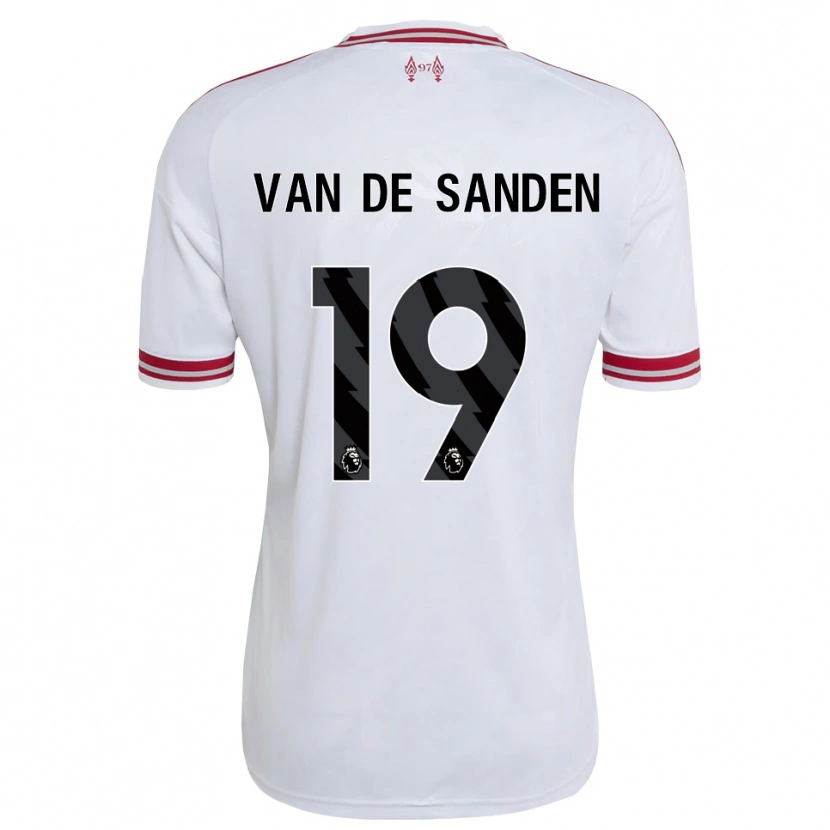 Danxen Kinder Shanice Van De Sanden #19 Rot Weiß Auswärtstrikot Trikot 2026/27 T-Shirt Schweiz