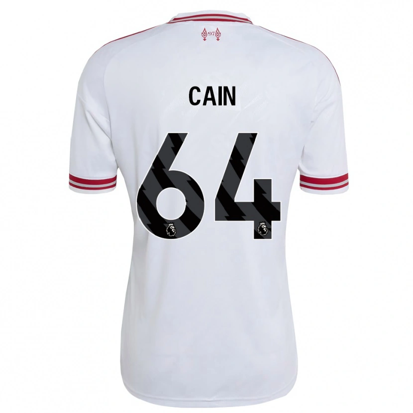 Danxen Kinder Jake Cain #64 Rot Weiß Auswärtstrikot Trikot 2026/27 T-Shirt Schweiz