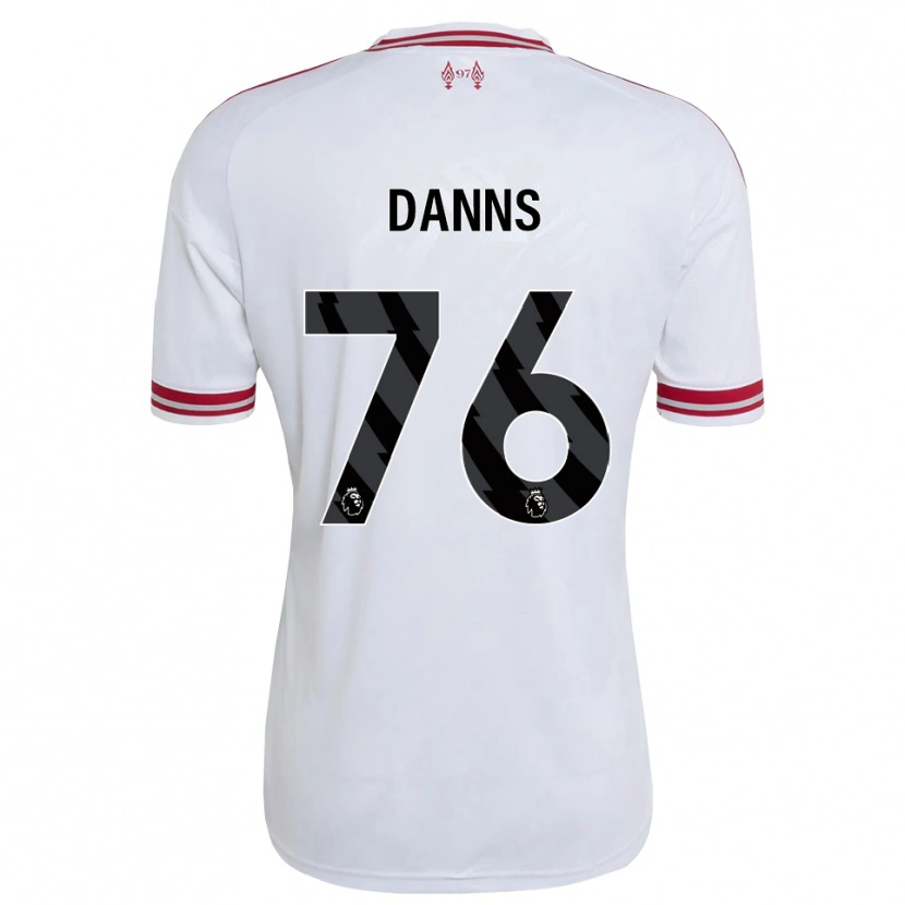 Danxen Kinder Jayden Danns #76 Rot Weiß Auswärtstrikot Trikot 2026/27 T-Shirt Schweiz