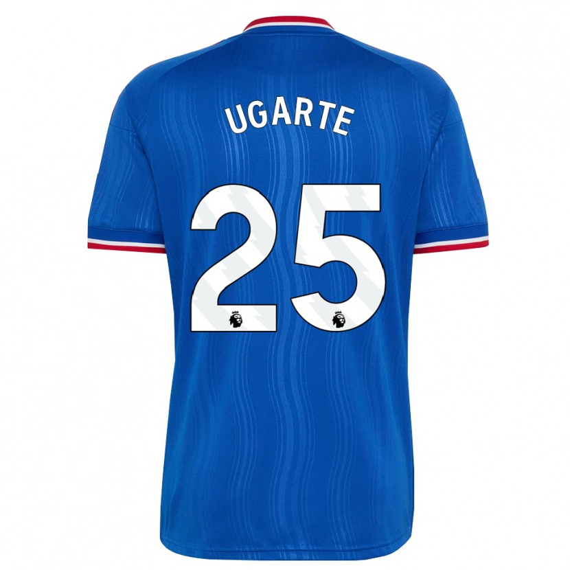 Danxen Kinder Manuel Ugarte #25 Blau Weiß Rot Auswärtstrikot Trikot 2026/27 T-Shirt Schweiz