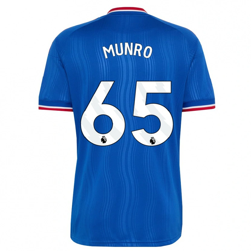 Danxen Kinder Reece Munro #65 Blau Weiß Rot Auswärtstrikot Trikot 2026/27 T-Shirt Schweiz