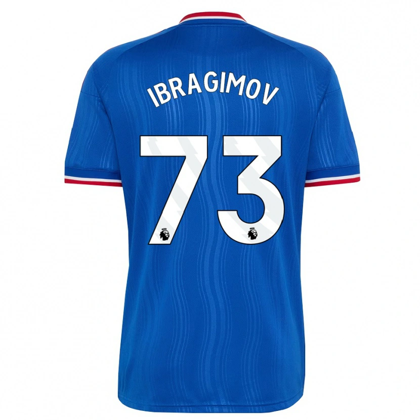 Danxen Kinder Amir Ibragimov #73 Blau Weiß Rot Auswärtstrikot Trikot 2026/27 T-Shirt Schweiz