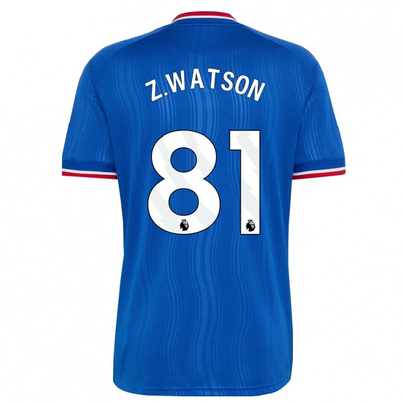 Danxen Kinder Zac Watson #81 Blau Weiß Rot Auswärtstrikot Trikot 2026/27 T-Shirt Schweiz