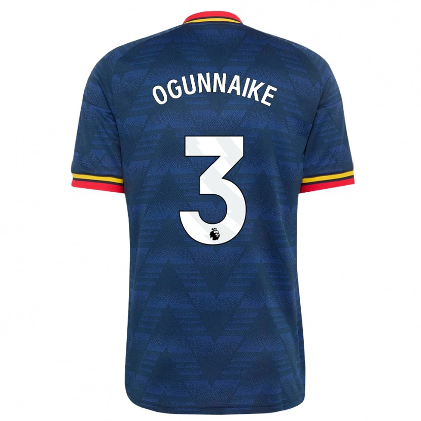 Danxen Kinder Josh Ogunnaike #3 Mitternachtsblau Gelb Rot Auswärtstrikot Trikot 2026/27 T-Shirt Schweiz