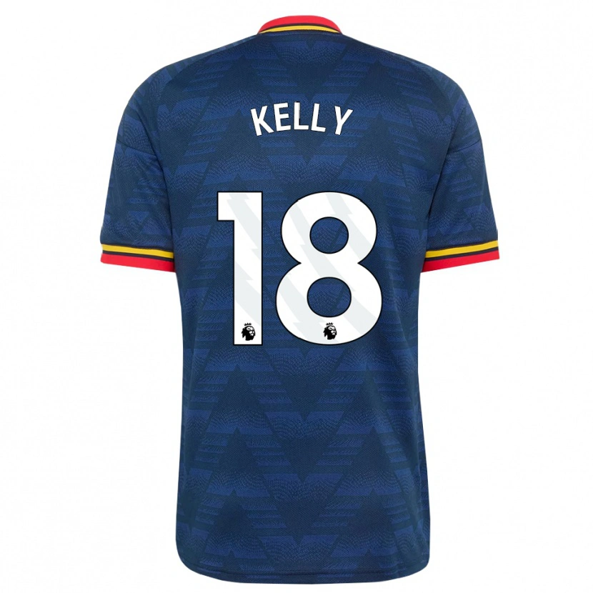 Danxen Kinder Chloe Kelly #18 Mitternachtsblau Gelb Rot Auswärtstrikot Trikot 2026/27 T-Shirt Schweiz