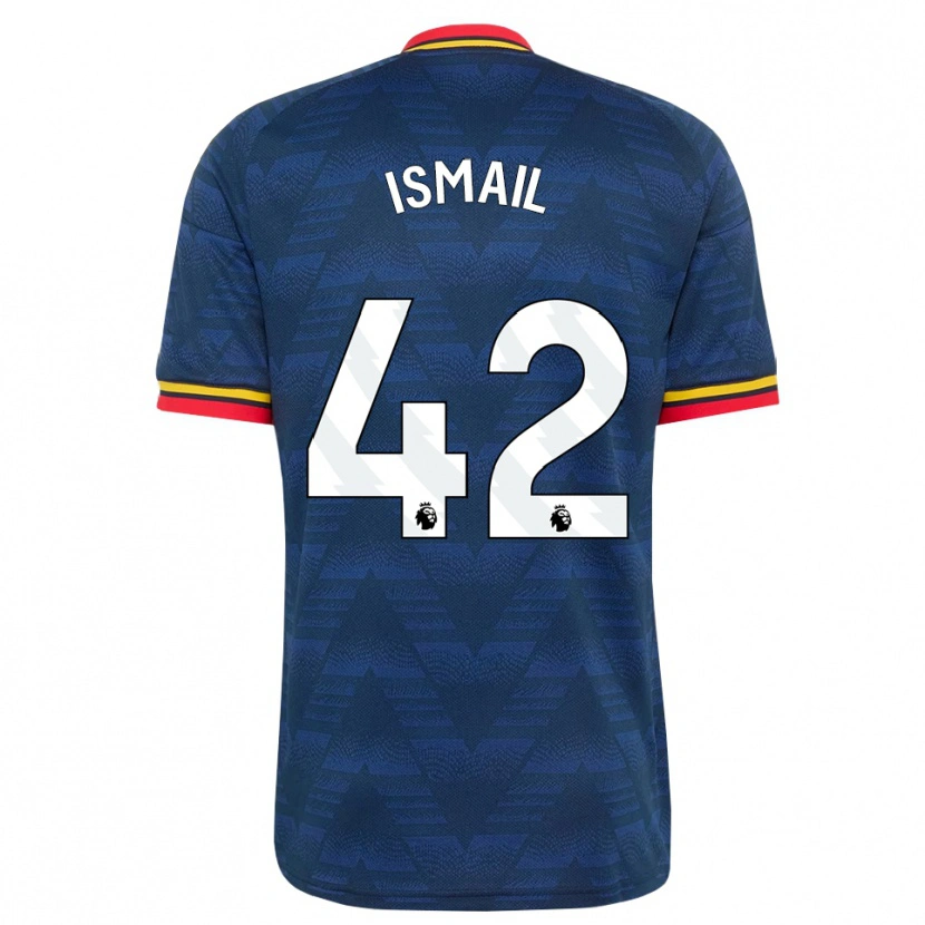 Danxen Kinder Cam'ron Ismail #42 Mitternachtsblau Gelb Rot Auswärtstrikot Trikot 2026/27 T-Shirt Schweiz