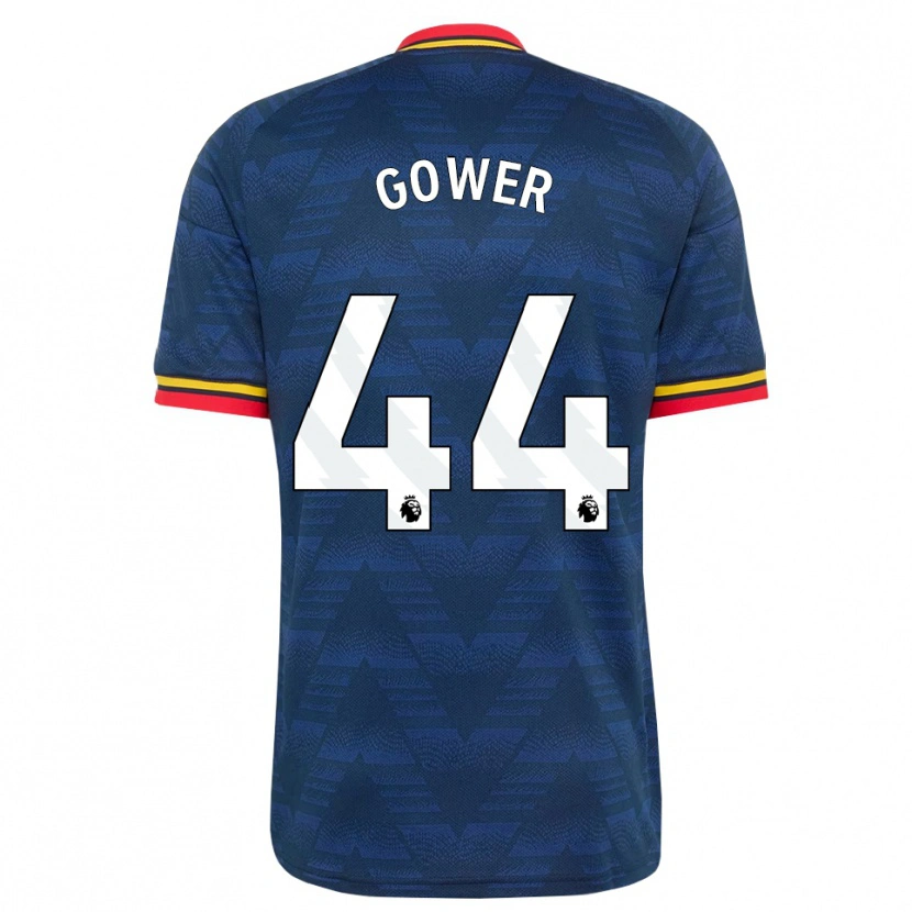 Danxen Kinder Jimi Gower #44 Mitternachtsblau Gelb Rot Auswärtstrikot Trikot 2026/27 T-Shirt Schweiz