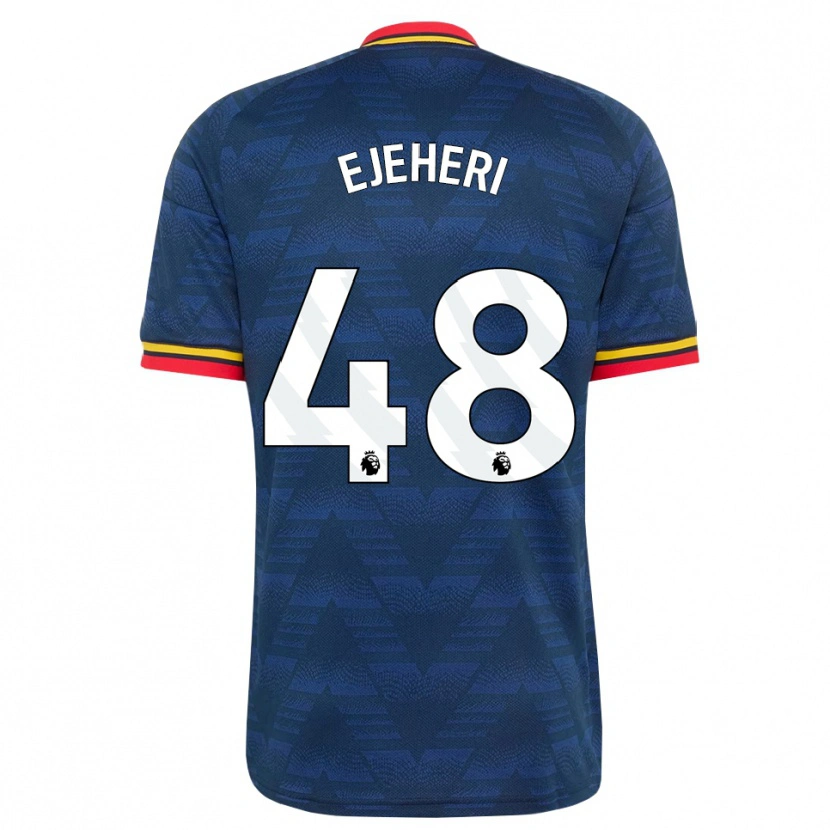 Danxen Kinder Ovie Ejeheri #48 Mitternachtsblau Gelb Rot Auswärtstrikot Trikot 2026/27 T-Shirt Schweiz