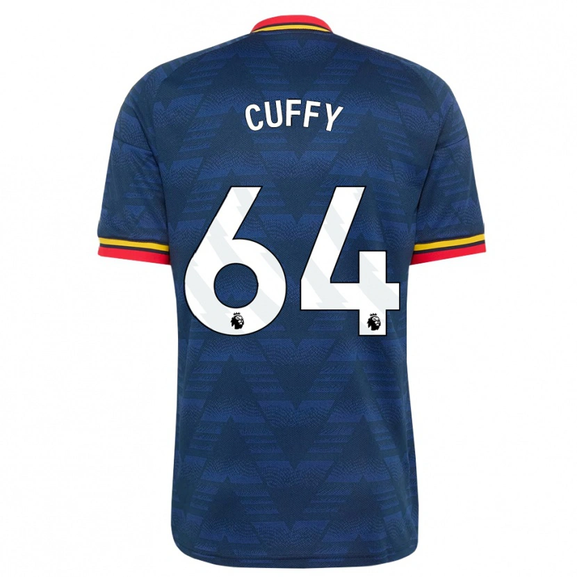 Danxen Kinder Brooke Norton Cuffy #64 Mitternachtsblau Gelb Rot Auswärtstrikot Trikot 2026/27 T-Shirt Schweiz