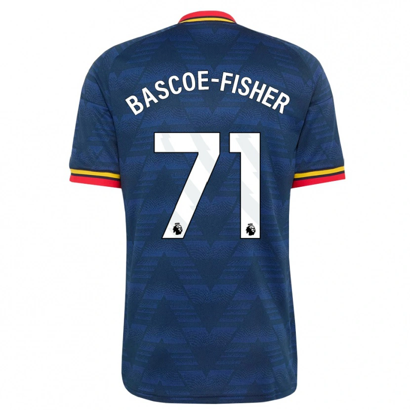 Danxen Kinder Jakai Bascoe-Fisher #71 Mitternachtsblau Gelb Rot Auswärtstrikot Trikot 2026/27 T-Shirt Schweiz