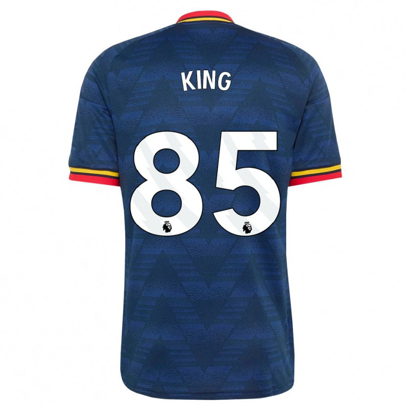 Danxen Kinder Josiah King #85 Mitternachtsblau Gelb Rot Auswärtstrikot Trikot 2026/27 T-Shirt Schweiz
