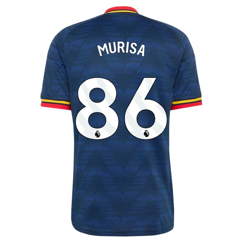 Danxen Kinder Teshaun Murisa #86 Mitternachtsblau Gelb Rot Auswärtstrikot Trikot 2026/27 T-Shirt Schweiz