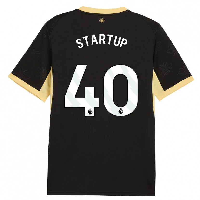 Danxen Kinder Katie Startup #40 Schwarz Gelb Auswärtstrikot Trikot 2026/27 T-Shirt Schweiz
