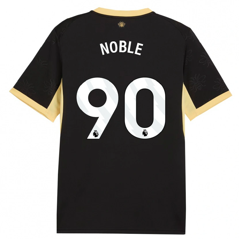 Danxen Kinder Kian Noble #90 Schwarz Gelb Auswärtstrikot Trikot 2026/27 T-Shirt Schweiz